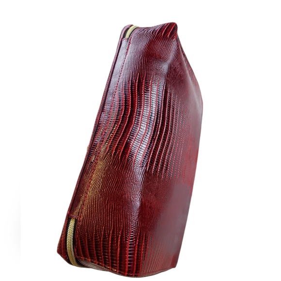 Estee Lauder Makeup Bag Cosmetic Case Travel Laptop Tablet Bag Red Large - Picture 7 of 11